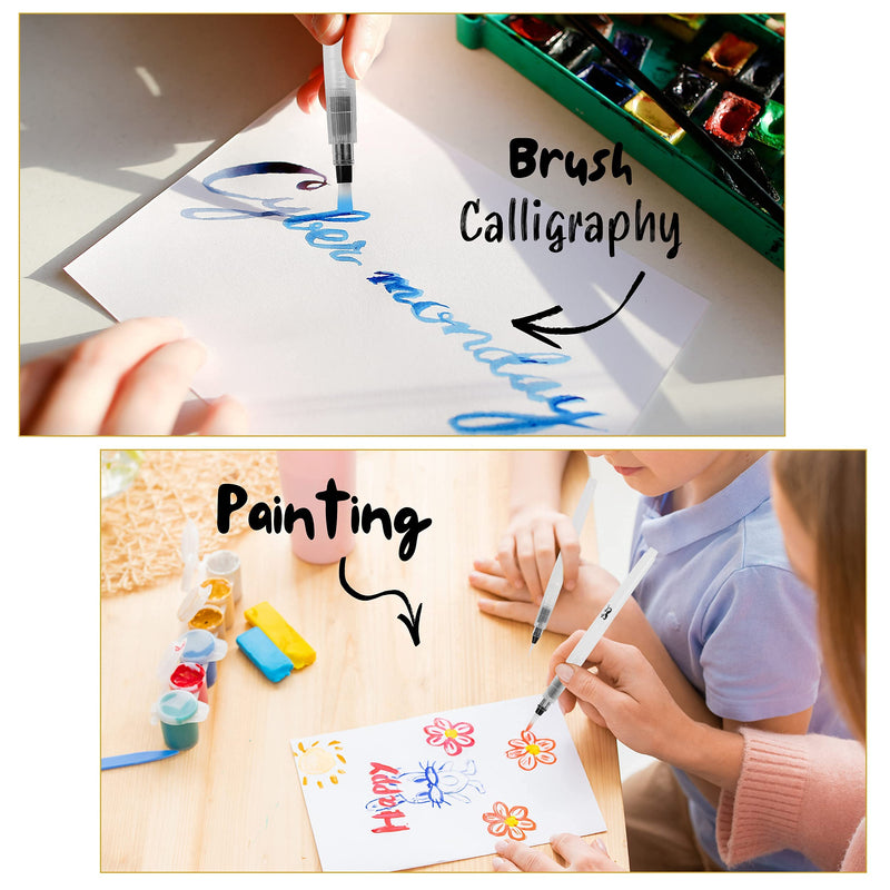  [AUSTRALIA] - Mr. Pen- Watercolor Brush Pens, 6 pcs, Water Brush Pens for Watercolor, Water Color Pen, Watercolor Paint Pens, Refillable Watercolor Brush Pens, Water Paint Brush, Water Brushes for Watercolor