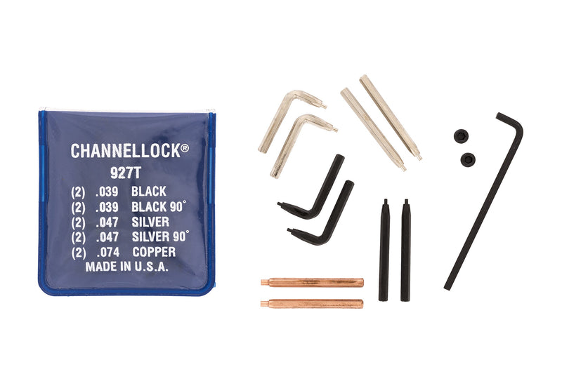 Channellock Replacement Tips, Steel, 927 Replacement Tip Kit (927T) Snap Ring Plier - LeoForward Australia