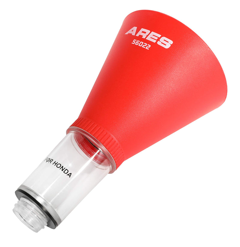  [AUSTRALIA] - ARES 56022 - Oil Funnel - Compatible with Honda and Nissan - Spill-Free Oil Filling - Easy to Use 1-Person Design - Fits Multiple Applications