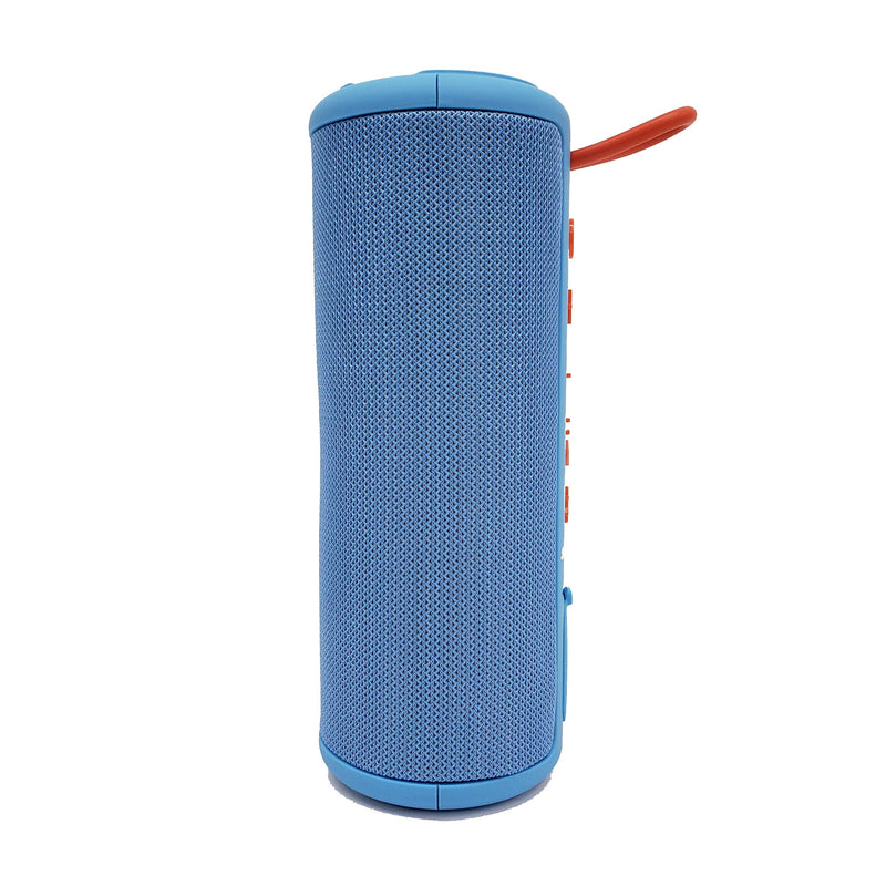 SYLVANIA SP953-BLUE Rubber-Finish Bluetooth Speaker with Cloth Trim (Blue) Blue - LeoForward Australia