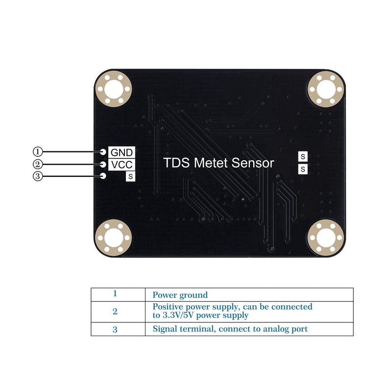 CQRobot Ocean: TDS (Total Dissolved Solids) Meter Sensor Compatible with Raspberry Pi/Arduino Board. for Liquid Quality Analysis Teaching, Scientific Research, Laboratory, Online Analysis, etc. - LeoForward Australia