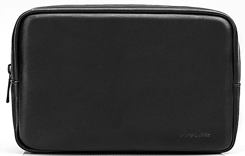  [AUSTRALIA] - ProCase Accessories Bag Organizer Power Bank Case, Electronics Accessory Travel Gear Organize Case, Cable Management Hard Drive Bag -Black