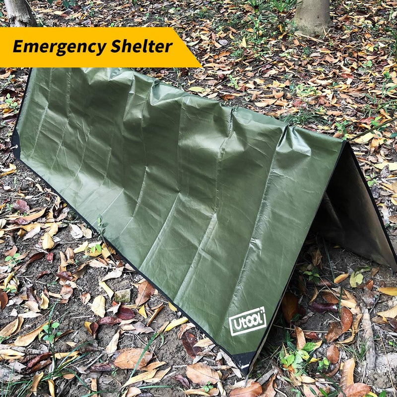  [AUSTRALIA] - UTOOL Heavy Duty Emergency Blanket Green