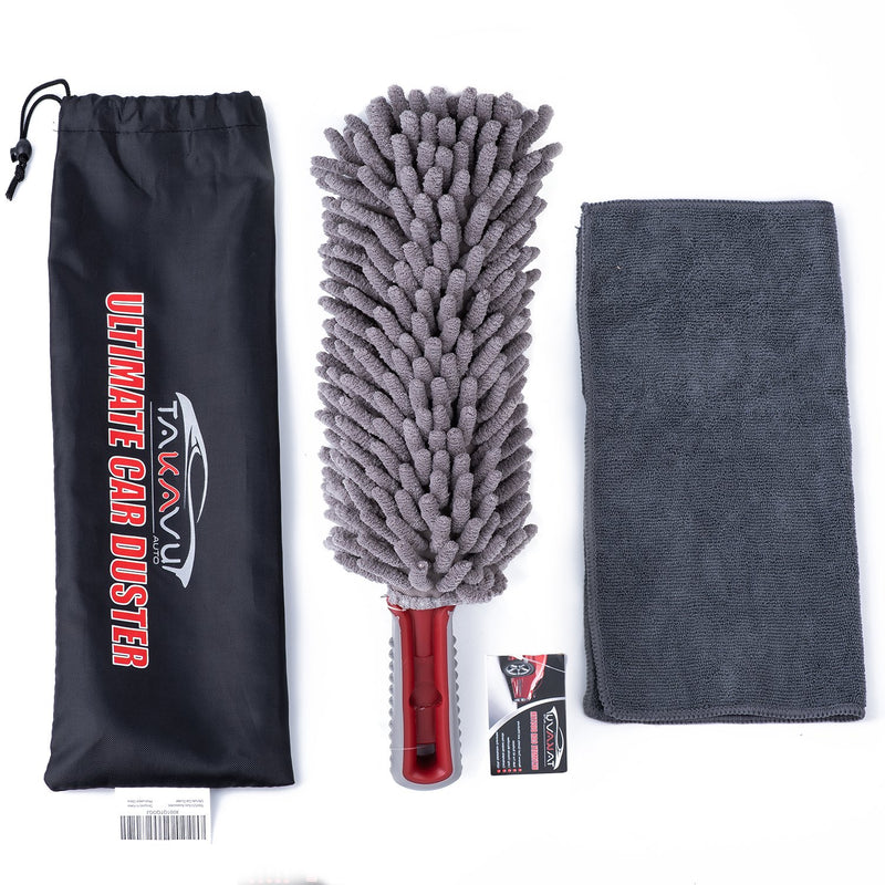  [AUSTRALIA] - Interior Car Detail Duster - Free Microfiber Towel - 360° Microfiber Fingers - Lint Free - Unbreakable Comfort Handle - Car and Home Interior Use - The Best Auto Accessories #1