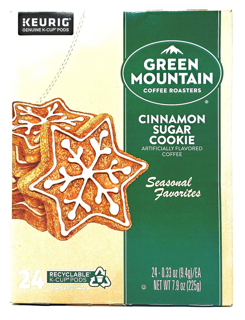  [AUSTRALIA] - Green Mountain K Cups Seasonal Variety Pack of 2 Flavors - Cinnamon Sugar Cookie and Maple Pecan - Pack of 48 K Cups - 24 K Cups Per Flavor - For Use of Keurig Coffee Makers