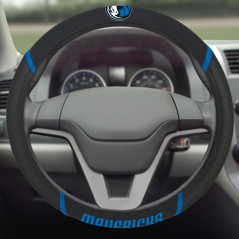  [AUSTRALIA] - FANMATS 14852 NBA Dallas Mavericks Polyester Steering Wheel Cover , 15"x15"