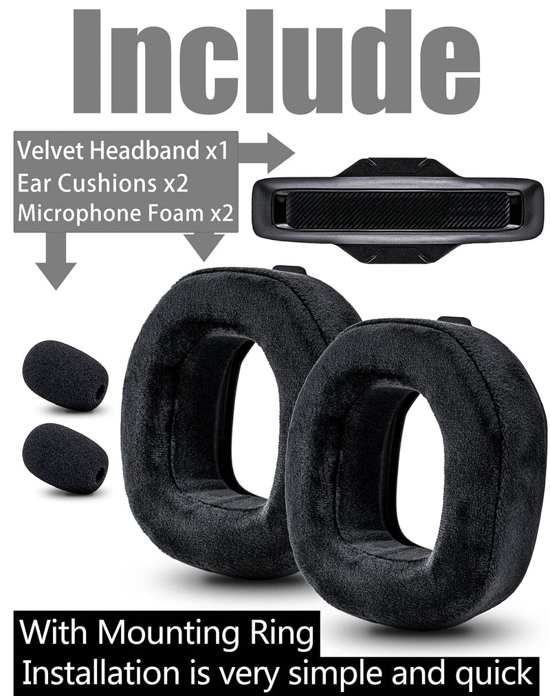  [AUSTRALIA] - CCRE Earpads Replacement for Astro A40TR a40 tr Headset - Astro A40tr Mod Kit /A40tr Accessories/Ear Cushion/Ear Cups (Velour)