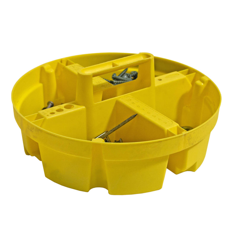 Bucket Boss Bucket Stacker Small Parts Tray in Yellow, 15051 - LeoForward Australia