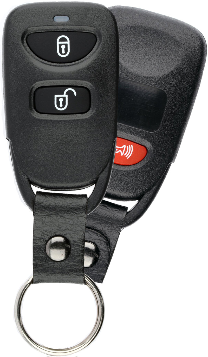  [AUSTRALIA] - KeylessOption Keyless Entry Remote Car Key Fob Alarm for Hyundai Santa Fe Accent, Kia Rio Rio5 PINHA-T038