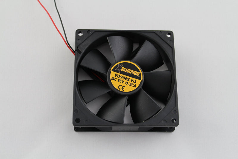  [AUSTRALIA] - Xscorpion FAN5 12-Volt 5-Inch Square Rotary Cooling Fan Standard Packaging