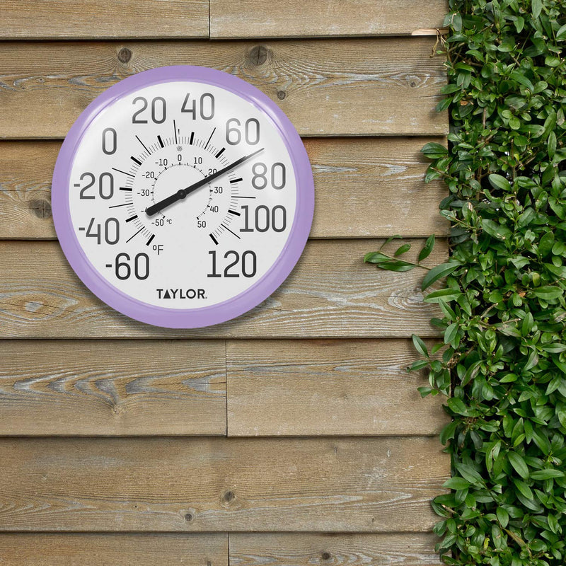 Taylor Precision Products 6700LC Big & Bold Outdoor-thermometers, Lilac - LeoForward Australia