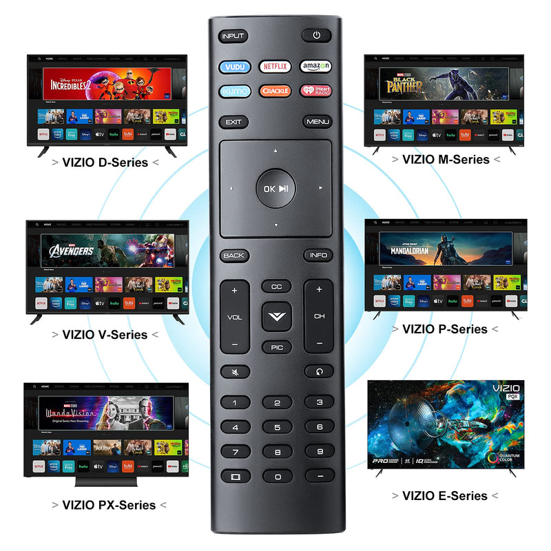 Universal Replacement Remote Control XRT136 for All Vizio Smart TVs(D-Series E-Series M-Series P/PX-Series V-Series) - LeoForward Australia