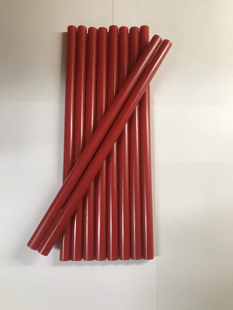  [AUSTRALIA] - TOP Secret PDR Summer RED Glue 10" Long 7/16" Diameter HOT Glue Sticks