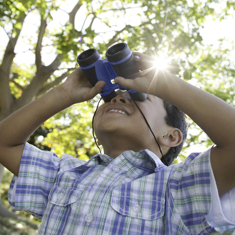  [AUSTRALIA] - Educational Insights GeoSafari Compass Binoculars, Built-In Compass, Lightweight, Durable, Easy to Use For Kids