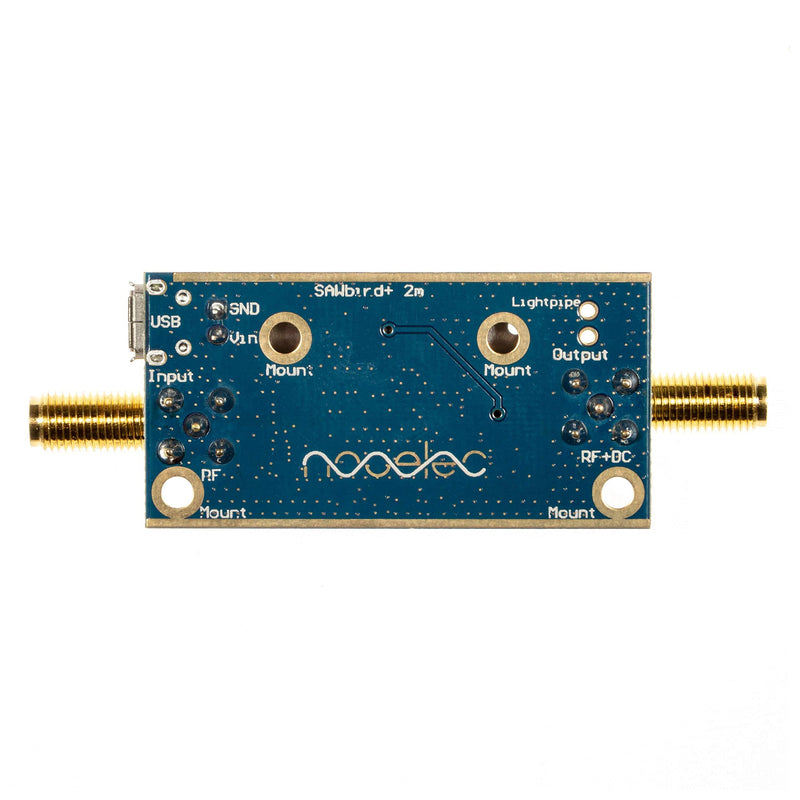  [AUSTRALIA] - Nooelec SAWbird+ 2m barebones - Premium Dual Ultra-Low Noise Amplifier (LNA) & Saw Filter Module for 2-Meter Amateur Radio Band Applications. 145MHz Center Frequency