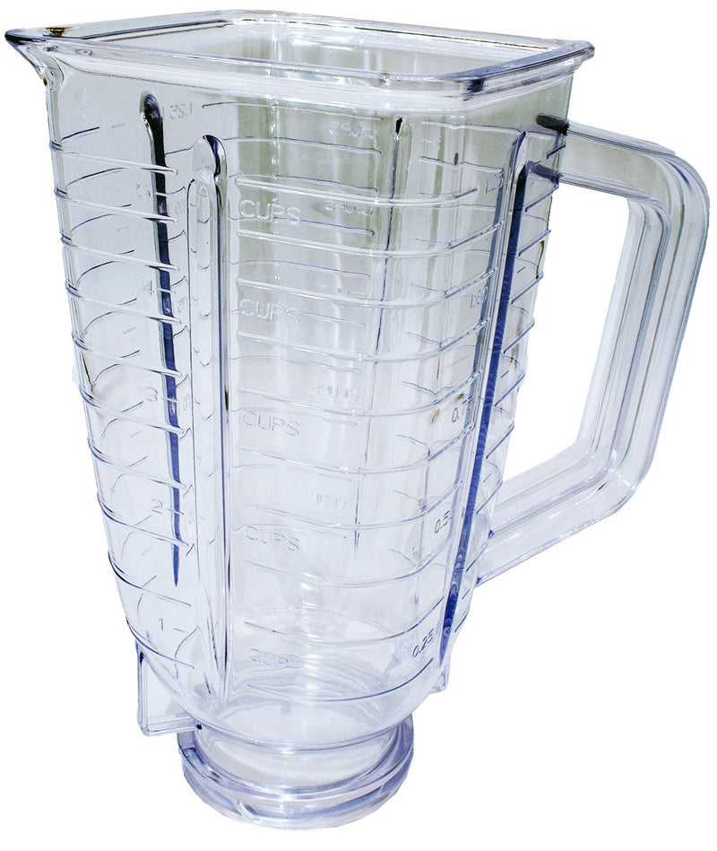 Blendin 5 Cup, Square Top Plastic Blender Jar, Complete, Compatible with Oster and Osterizer Blenders - LeoForward Australia