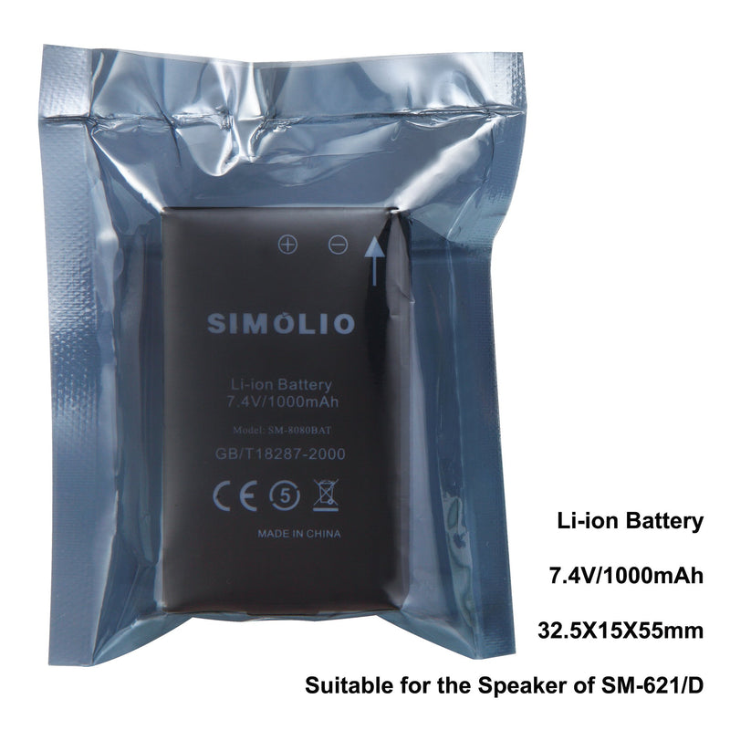 SIMOLIO Rechargeable Li-ion Battery for Simolio SM-621,SM-621D - LeoForward Australia