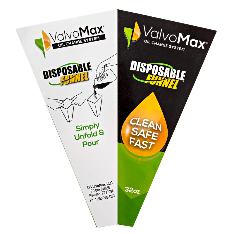  [AUSTRALIA] - ValvoMax Disposable Funnel - Clean, Safe, Fast! - 32 oz - Pack of 12