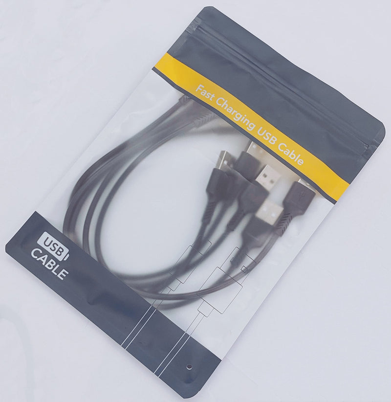  [AUSTRALIA] - Short Micro USB Cable 1ft [5 Pack] USB 2.0 Micro USB Charging Cable Android Charger Cord for Samsung Galaxy S7 Edge S6 J7 Note 5 LG Kindle Sony PS4 TV Stick Smartphones (Black) 1 Feet Black