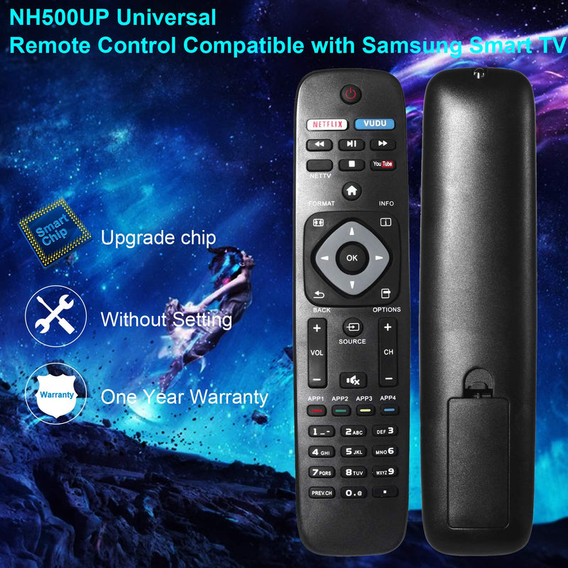 New Universal Replacement Remote Control NH500UP Fit for Philips Smart TV LCD LED 4K UHD TVs - LeoForward Australia