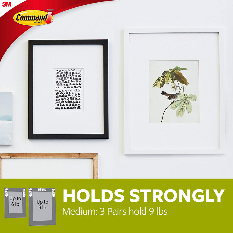  [AUSTRALIA] - 3M Command Adhesive Strip Picture Hanging, Pack of 1, White,CAD17201ES