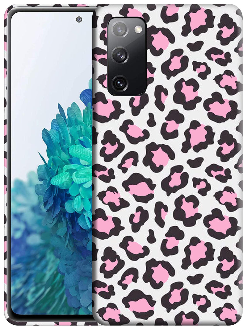  [AUSTRALIA] - Glisten - Galaxy S20 FE Case, Samsung Galaxy S20 FE 5G Case - Leopard Pink Print Design Printed Slim, Sleek & Cute Plastic Hard Snap on Protective Designer Back Phone Case/Cover for Galaxy S20 FE.