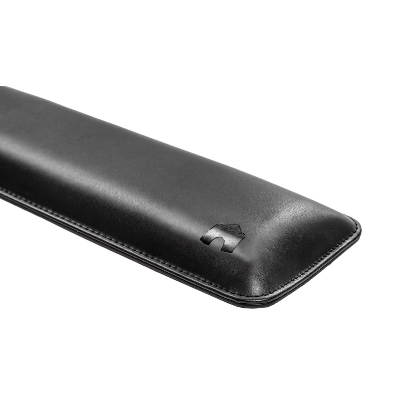 Bailey Full Size by Castle - Leather Ergonomic Computer Wrist Rest Pad for Keyboards with Around 104 Keys - Firm Keyboard Wrist Support for Typists, Gaming, and Heavy Office Use (Nightfall, Full Size) Nightfall - LeoForward Australia