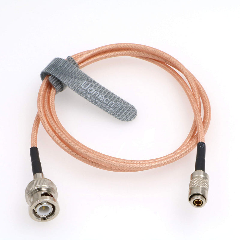  [AUSTRALIA] - Uonecn HD SDI Coaxial Video Cable RG179 BNC to Mini BNC DIN 1.0/2.3 75ohm RF Cable for Blackmagic HyperDeck Shuttle 1 Meter