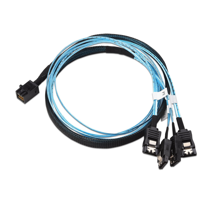 Cable Matters Internal Mini SAS HD to SATA Cable (SFF-8643 to SATA Forward Breakout) 3.3 Feet, 1m - LeoForward Australia