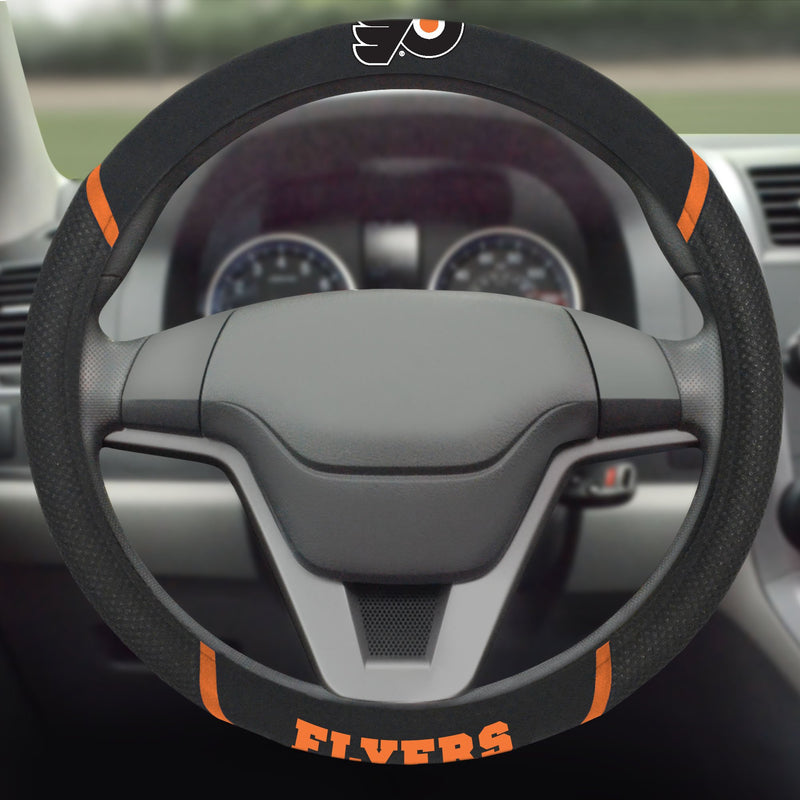 [AUSTRALIA] - FANMATS NHL Philadelphia Flyers Polyester Steering Wheel Cover