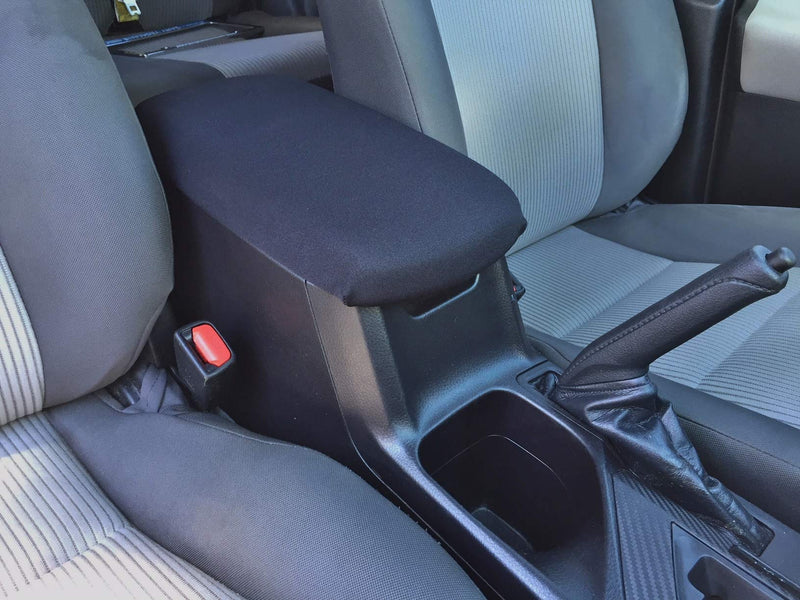  [AUSTRALIA] - Auto Console Covers- Compatible with The Toyota RAV4 2014-2018 Center Console Armrest Cover Waterproof Neoprene Fabric - Black