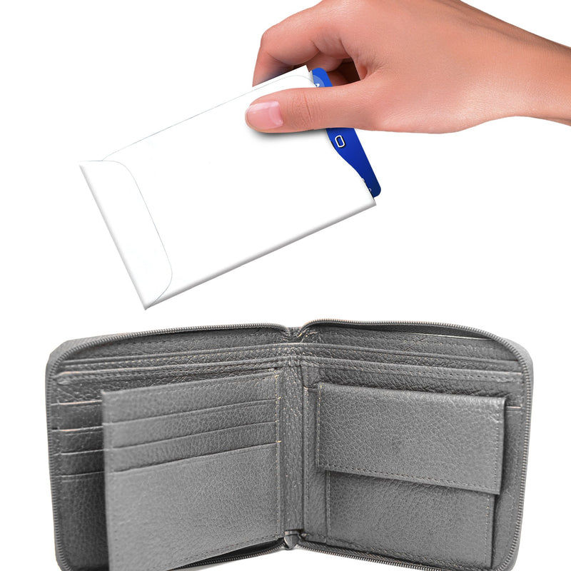 RFID Blocking Sleeves, Pack of 15 (Credit Card Holders Only) for Identity Theft Protection, Perfectly Fits in Wallet/Purse 15 RFID Sleeves - LeoForward Australia
