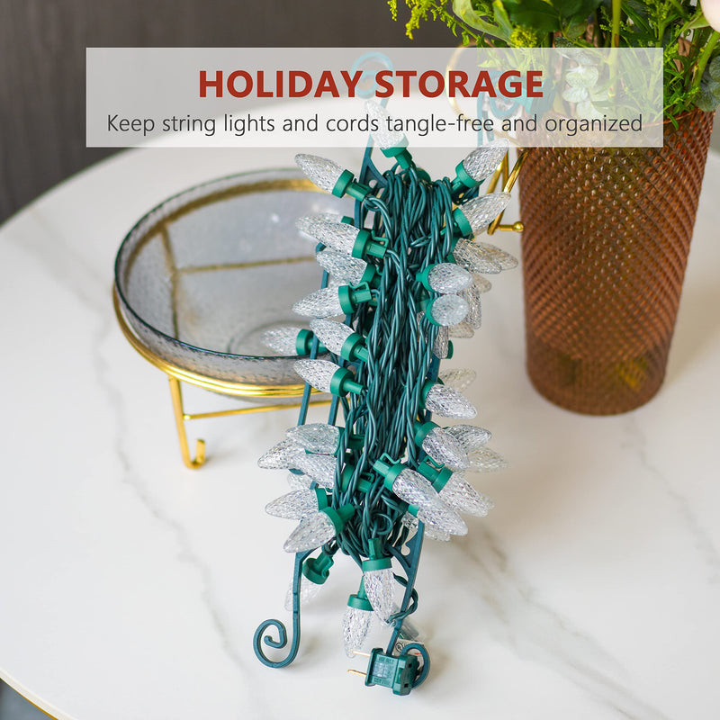  [AUSTRALIA] - FUNPENY 8 Pack Christmas Lights Storage Holder, Holiday Light Storage for All Purpose Light Cord Wind Up, Christmas String Lights Organizer Holder for Reel Extension Cord, Garland, Beads