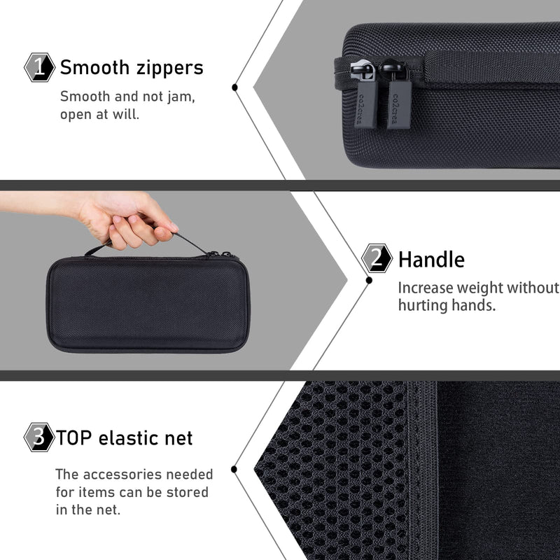  [AUSTRALIA] - co2CREA Hard Travel Case Replacement for Bose SoundLink Flex Bluetooth Portable Speaker (Black Case) Black Case
