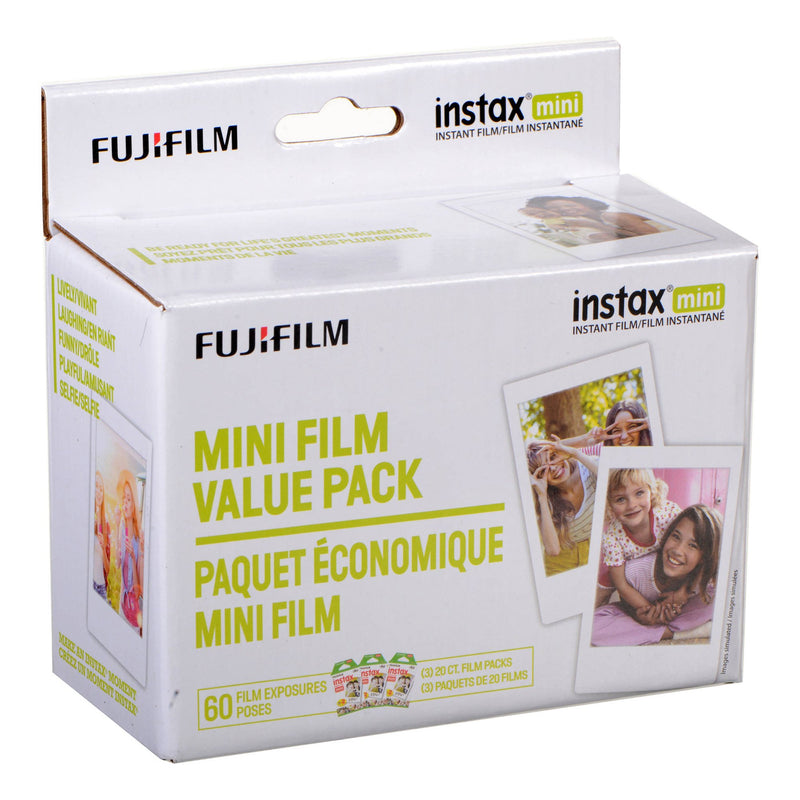  [AUSTRALIA] - Fujifilm Instax Mini Instant Film Value Pack - 60 Photos 60 Film Pack Standard Film Packs
