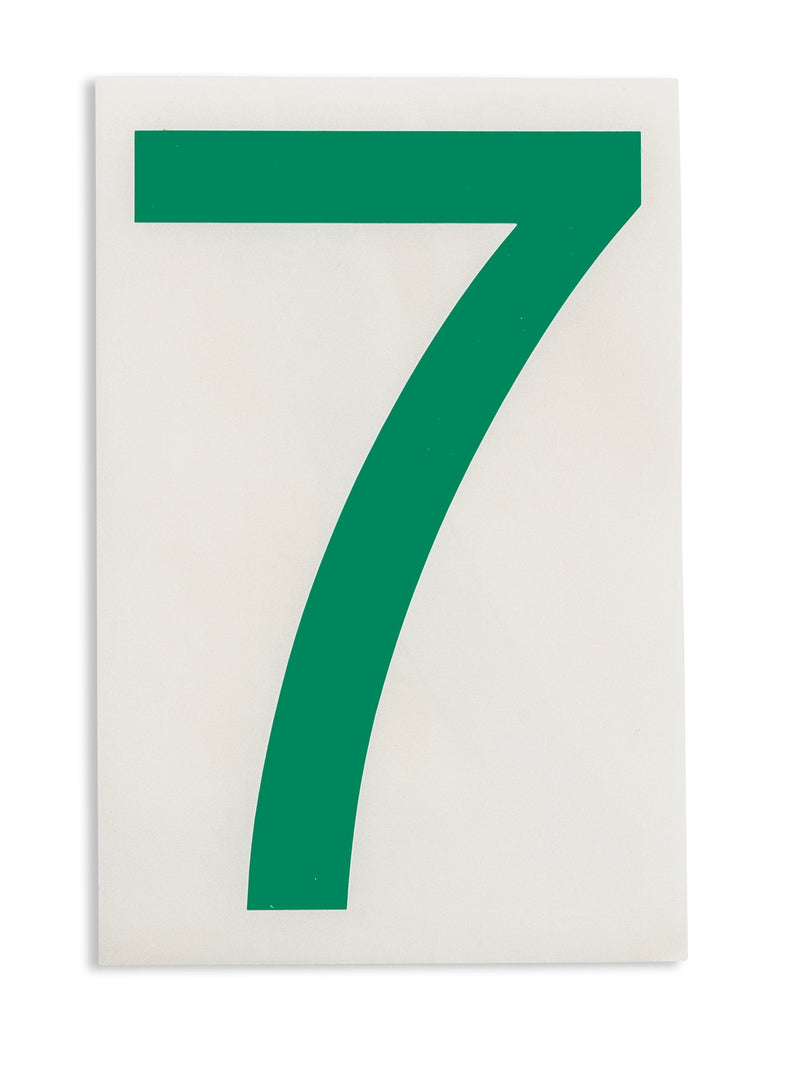 [AUSTRALIA] - Brady 121892 ToughStripe Die-Cut Polyester Tape, Green Letter"7"(Pack of 20)