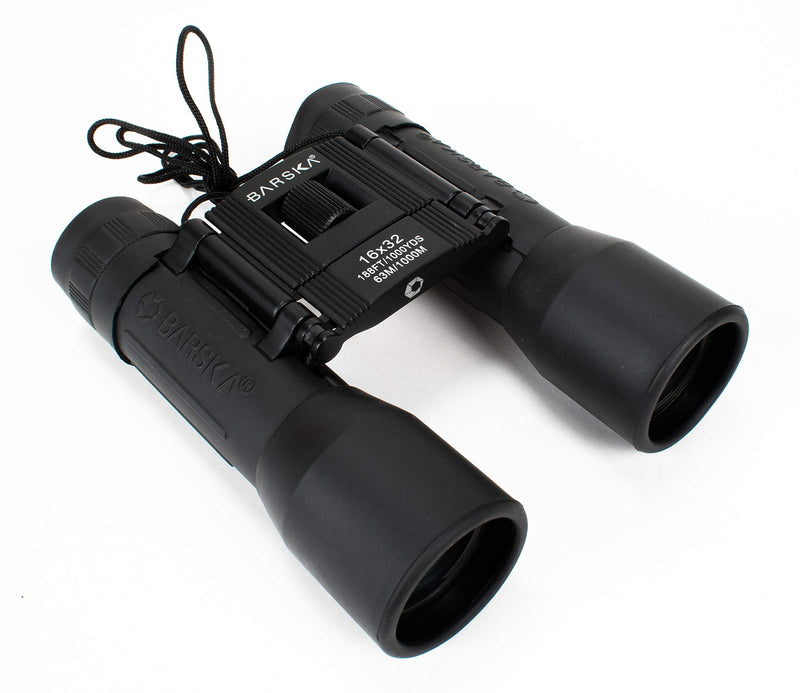  [AUSTRALIA] - BARSKA Lucid 16x32 Compact Binocular (Black)