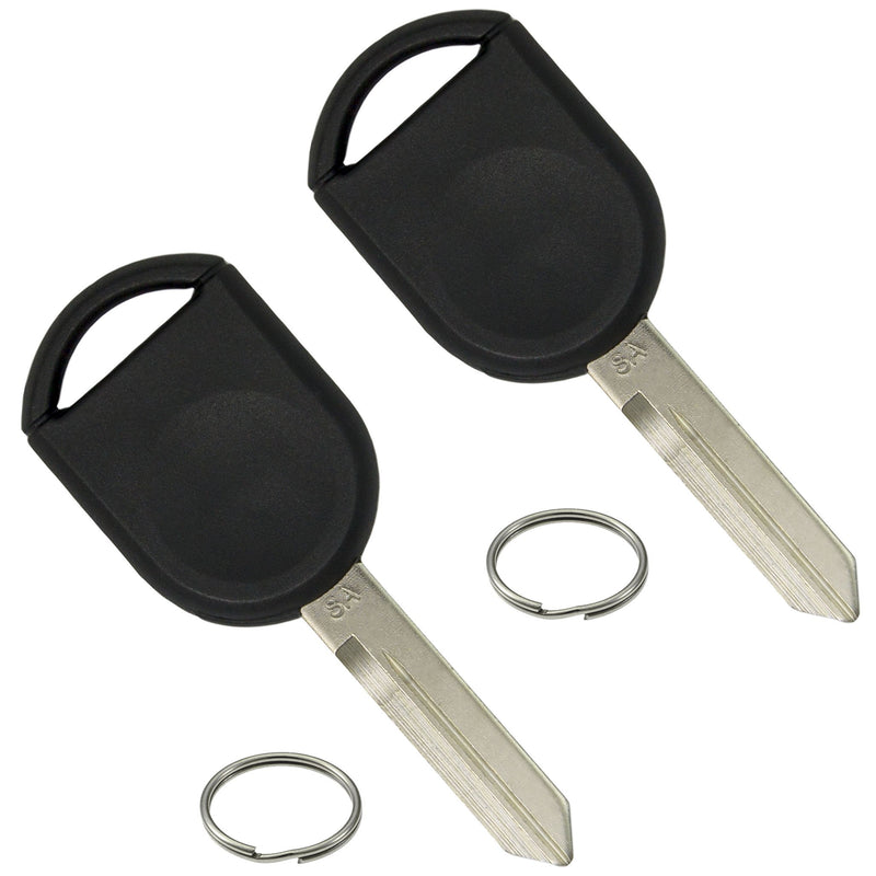  [AUSTRALIA] - Keyless2Go New Uncut Replacement 80 Bit Transponder Ignition Car Key H92 H84 H85 (2 Pack)