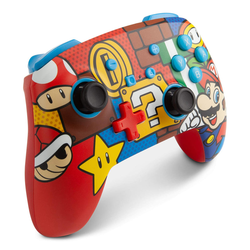  [AUSTRALIA] - PowerA Enhanced Wireless Controller for Nintendo Switch - Mario Pop (Only at Amazon) Mario Pop (only at Amazon.com)