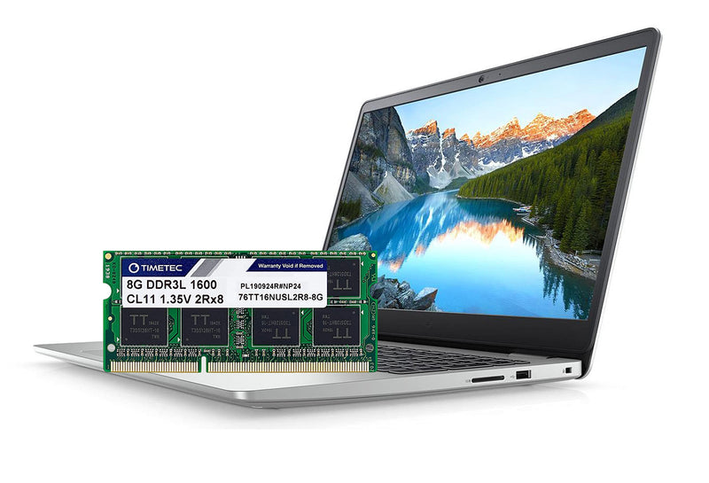  [AUSTRALIA] - Timetec 8GB DDR3L / DDR3 1600MHz (DDR3L-1600) PC3L-12800 / PC3-12800(PC3L-12800S) Non-ECC Unbuffered 1.35V/1.5V CL11 2Rx8 Dual Rank 204 Pin SODIMM Laptop Notebook PC Computer Memory RAM Module Upgrade