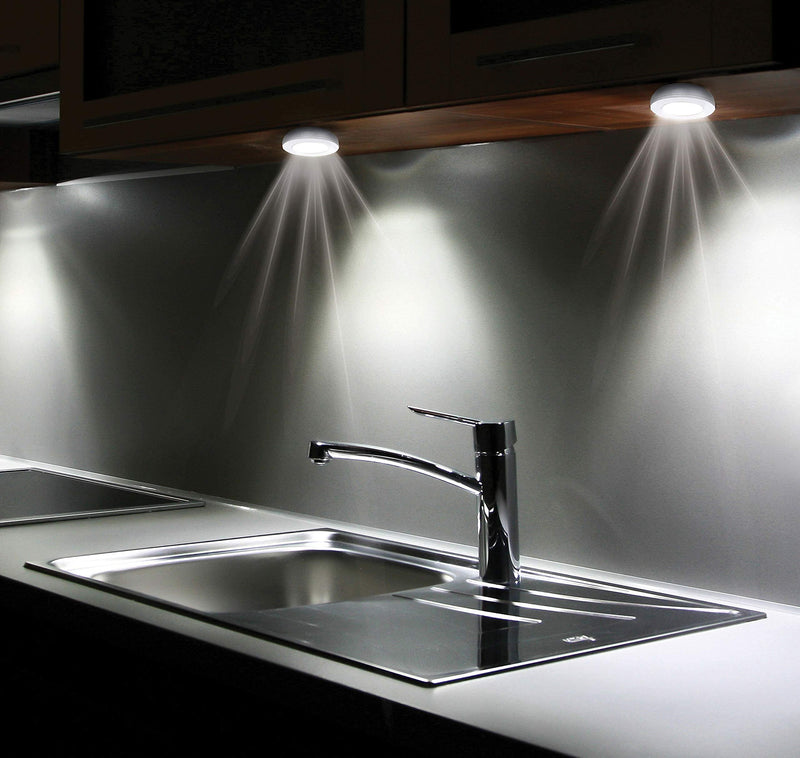  [AUSTRALIA] - Sensor Brite Overlite Wireless Motion-Activated Ceiling/Wall LED Light, Stick Anywhere, Overhead Light
