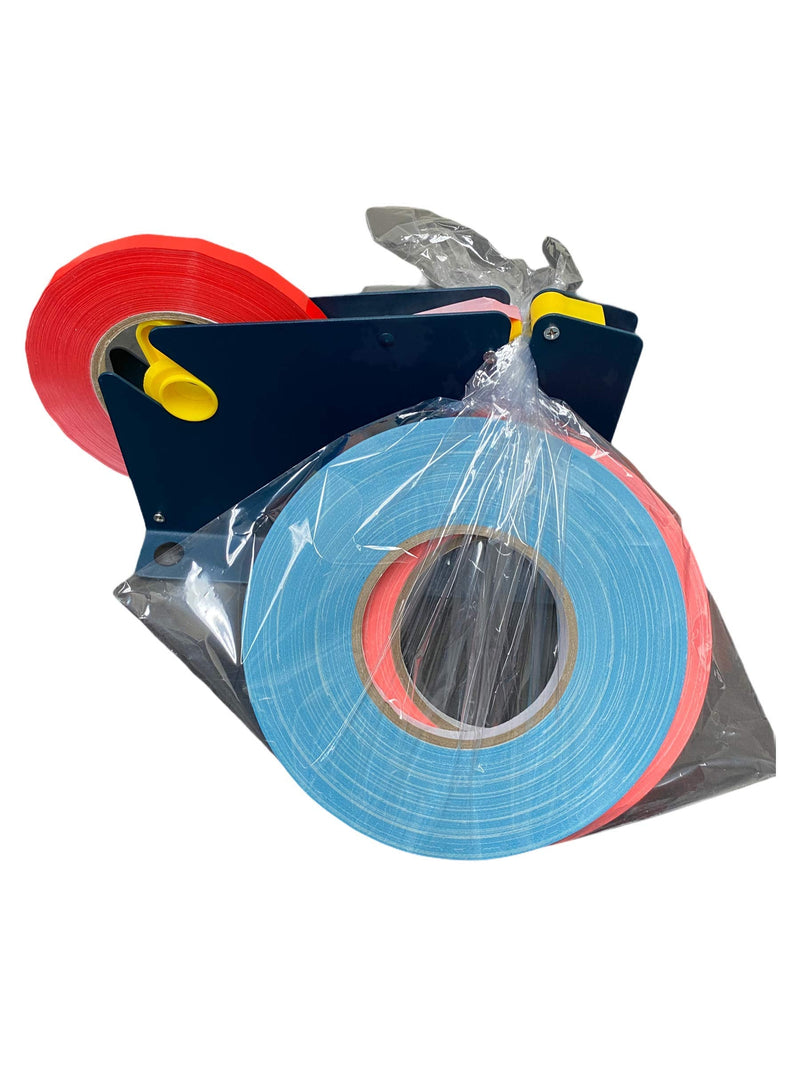  [AUSTRALIA] - T.R.U. UPVC-24BS Red Poly Bag Sealing Tape: 3/8 in. x 180 yds. (Pack of 1) 3/8 in. (Pack of 1)