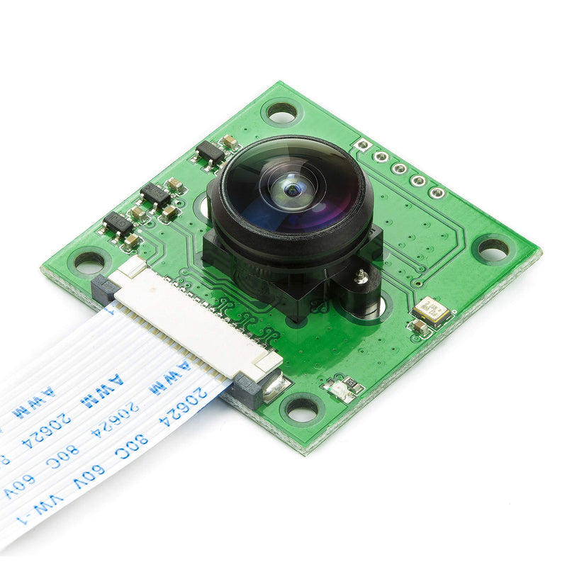  [AUSTRALIA] - Arducam Fisheye Camera for Raspberry Pi with M12 Lens, 5MP OV5647 1080P Camera Module for Raspberry Pi 4, 3, 3B+