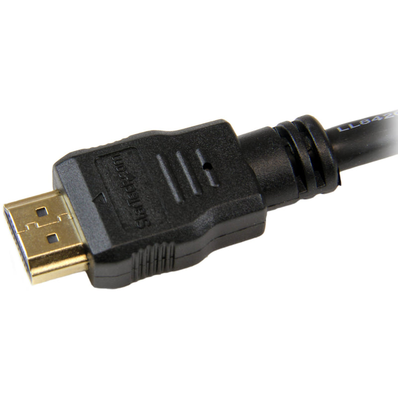 StarTech.com 0.3m 1ft Short High Speed HDMI Cable - Ultra HD 4k x 2k HDMI Cable - HDMI M/M - 30cm HDMI 1.4 Cable - Audio/Video Gold-Plated (HDMM30CM),Black 0.3 meter - LeoForward Australia