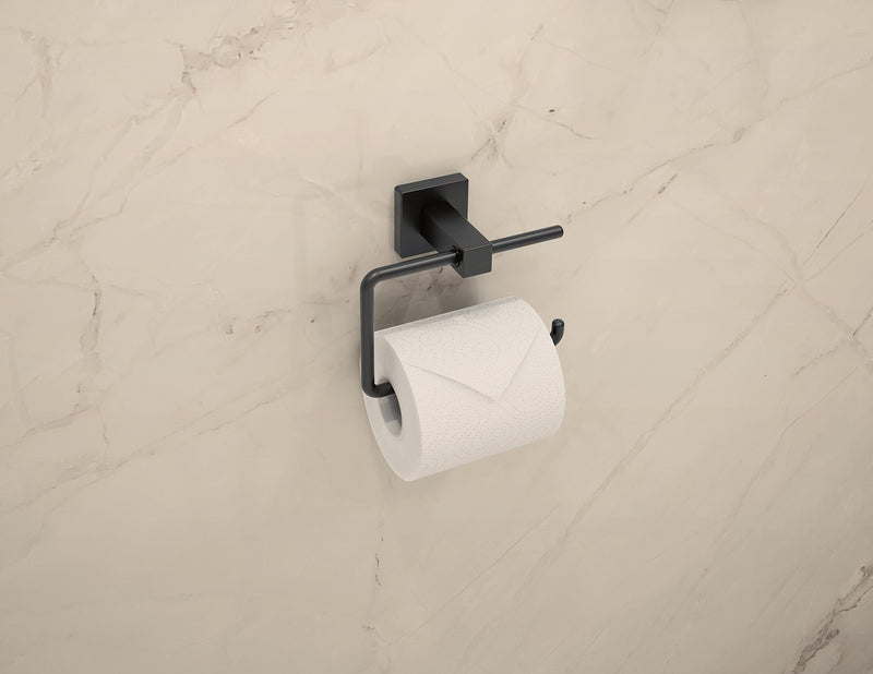 Symmons 363TP-MB Duro Wall-Mounted Toilet Paper Holder in Matte Black - LeoForward Australia