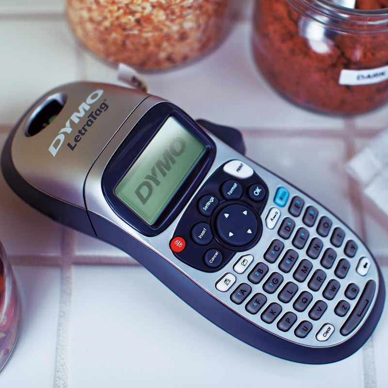 [AUSTRALIA] - DYMO Label Maker with 3 Bonus Labeling Tapes, LetraTag 100H Handheld Label Maker & LT Label Tapes, Easy-to-Use, Great for Home & Office Organization Machine Only
