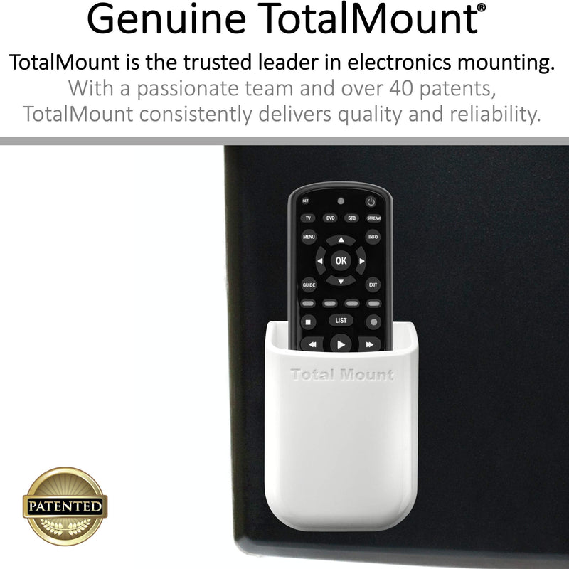  [AUSTRALIA] - TotalMount Universal Remote Control Holders (Quantity 2 - One Remote per Holder - White)