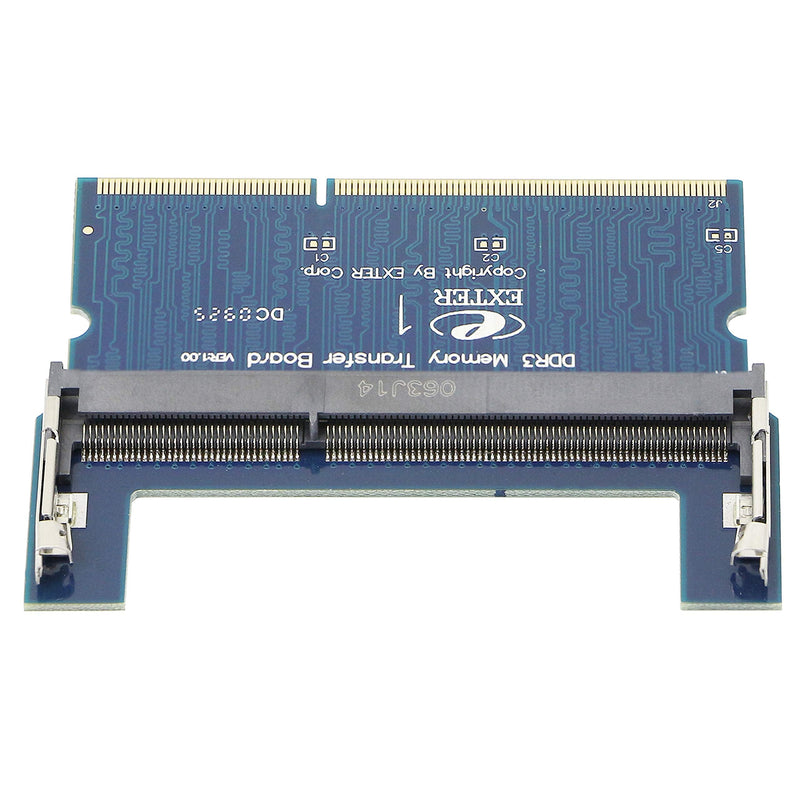  [AUSTRALIA] - Laptop DDR3 SO-DIMM to Desktop DIMM Memory RAM Adapter,Gelrhonr Desktop PC Memory Cards Converter,1.5v（Reverse） Blue