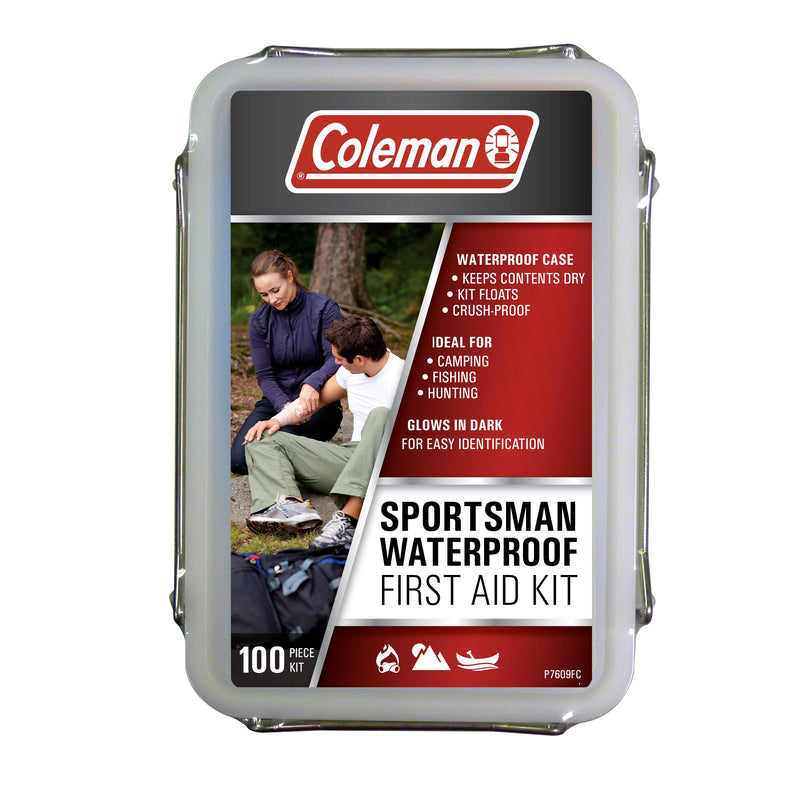  [AUSTRALIA] - Coleman Sportsman Waterproof First Aid Kit - 100 Pieces