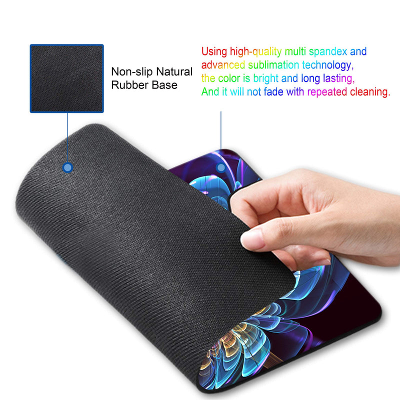  [AUSTRALIA] - Shalysong 3D Flowers Mouse pad Computer Mouse pad with Design Personalized Mouse pad for Laptop Computer Office Decoration Accessories Gift